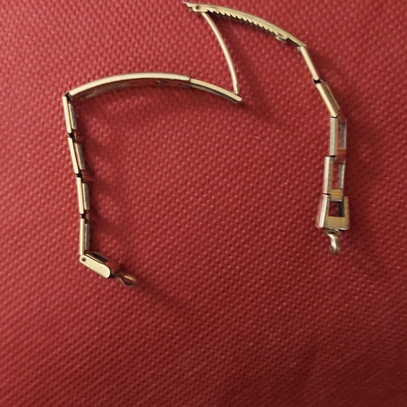 Antique Hadley Patent 12ct Gold-Filled Expansion Wrist Bracelet Watch Strap - Picture 8 of 16